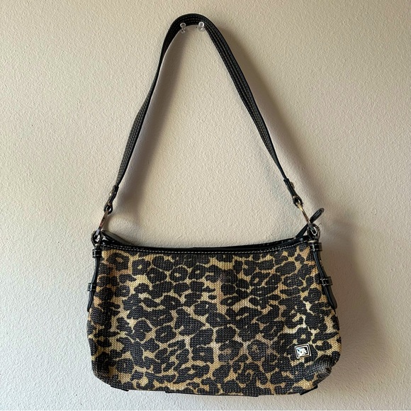 The Sak Handbags - The Sak y2k retro leopard sequin baguette handbag purse